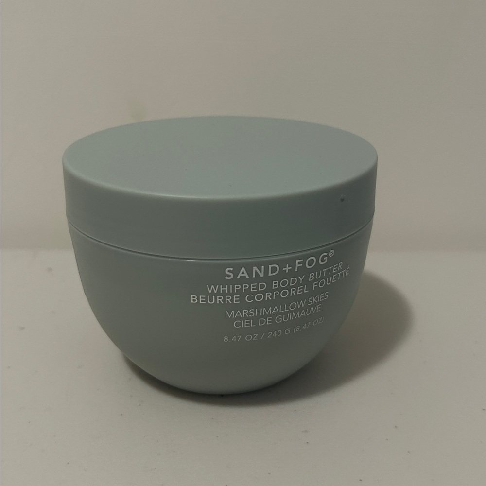 Marshmallow skies, whipped body butter